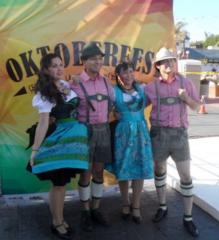 Gypsy Folk Ensemble Dancers at the Ensenada Oktoberfest